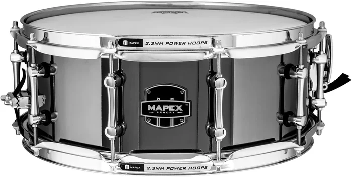 Mapex ARST4551CEB Armory Tomahawk 14″ Black Chrome Caisse claire