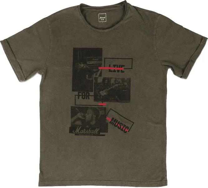 Marshall Lifestyle Lifestyle T-shirt Marshall Live For Music M