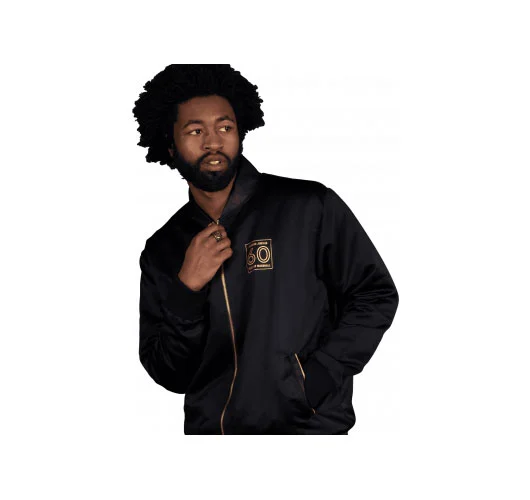 Marshall Lifestyle Marshall 60th Anniversary Satin Bomber Jacket L