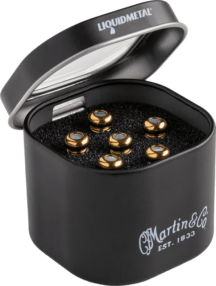 Martin & Co Set Chevilles Liquid Metal Gold, Paua