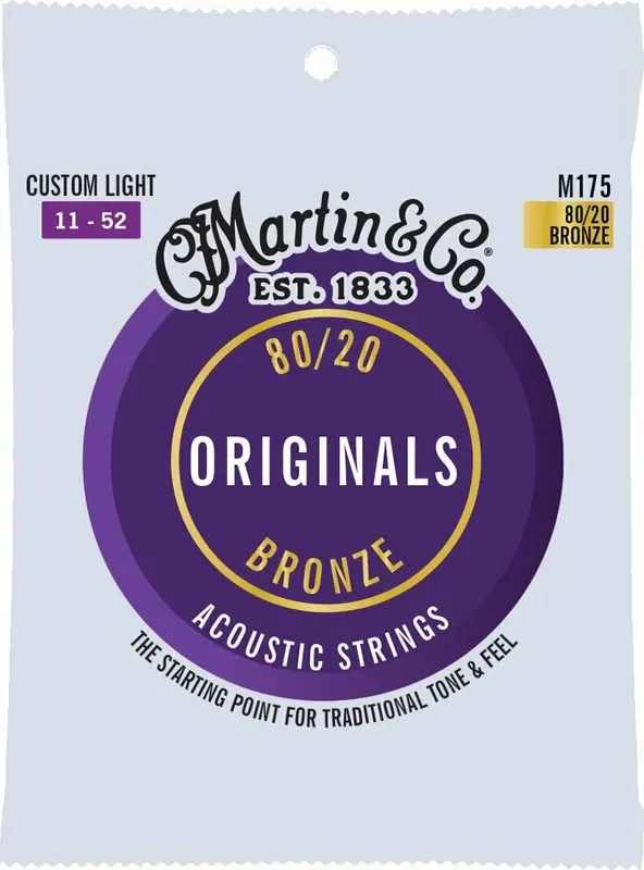 Martin M175 Originals Custom Cordes de guitares acoustiques