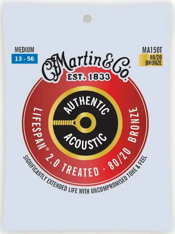 Martin MA150T Authentic Lifespan Cordes de guitares acoustiques