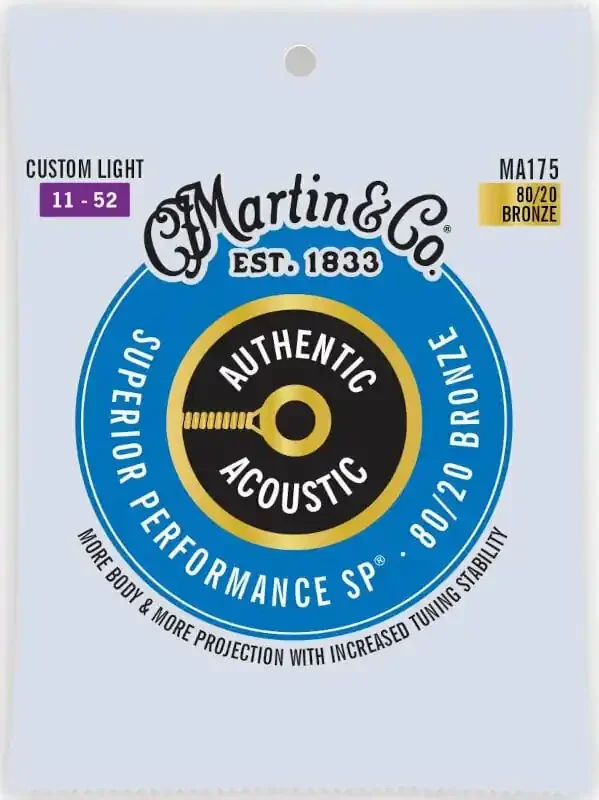 Martin MA175 Authentic SP Cordes de guitares acoustiques