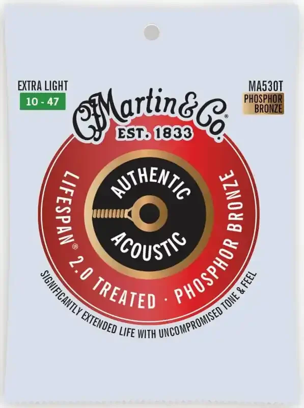 Martin MA530T Authentic Lifespan Cordes de guitares acoustiques
