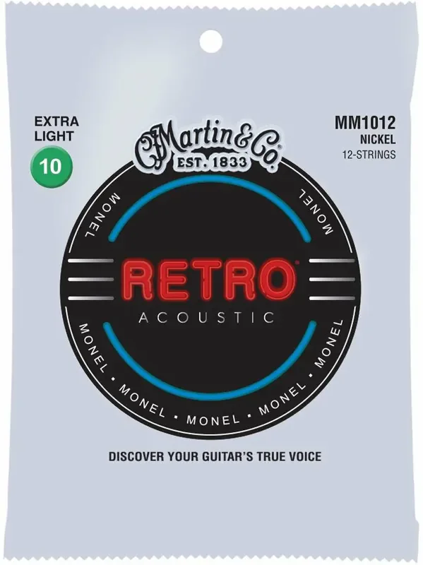 Martin MM1012 Retro Cordes de guitares acoustiques