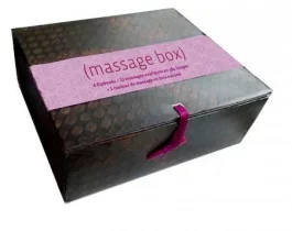 Massage box. 6 flipbooks pour 12 massages bien-être 1 rouleau de massage en bois naturel