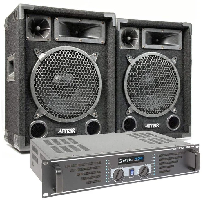 MAX Dark Night 10 Pouces – Kit Sono DJ – 1000W Max