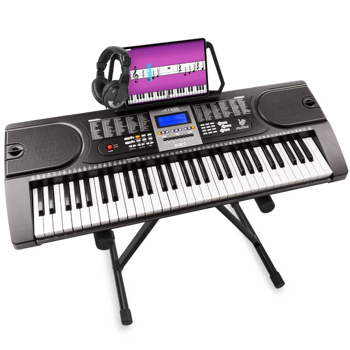 Max KB1 Kit Clavier Electronique avec Casque Audio et Stand
