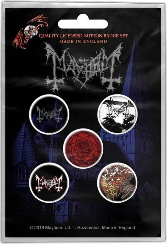 Mayhem De Mysteriis Dom Sathanas Badge