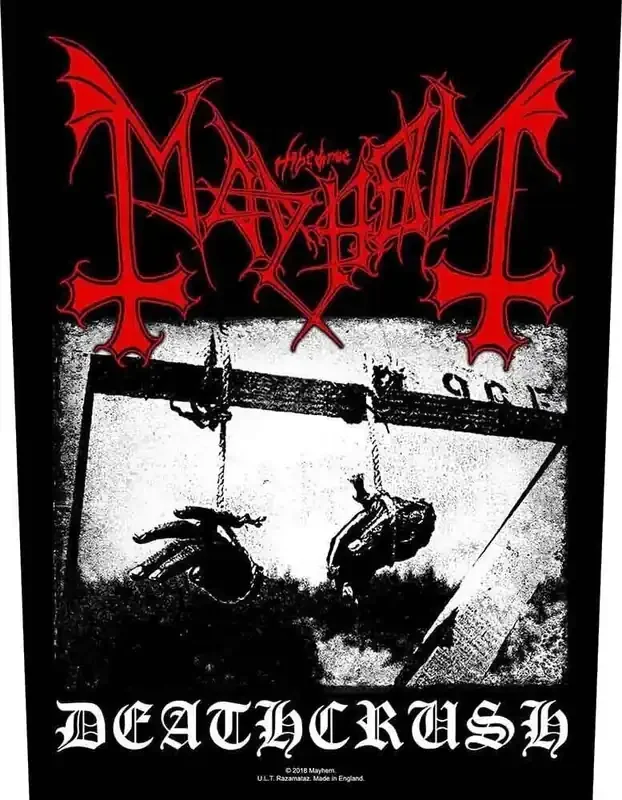 Mayhem Deathcrush Patch à coudre