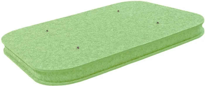 Mega Acoustic AcouCloud Flat PET 7 cm Green Panneau de mousse absorbant