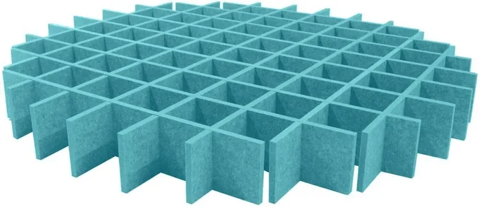 Mega Acoustic AcouCloud PET 9 cm Turquoise Panneau de mousse absorbant