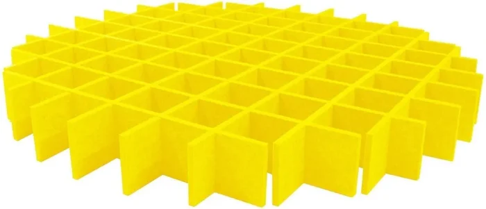 Mega Acoustic AcouCloud PET 9 cm Yellow Panneau de mousse absorbant