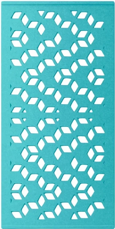 Mega Acoustic AcouScreen PET 1 cm Turquoise Panneau de mousse absorbant