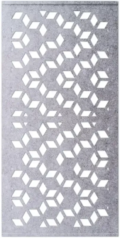Mega Acoustic AcouScreen PET 1 cm White-Gray Panneau de mousse absorbant