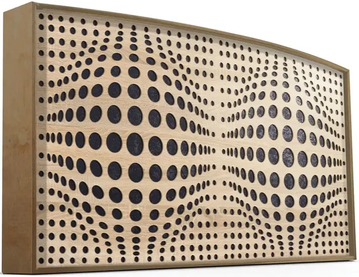 Mega Acoustic AcouStand AcouSphere Sonoma Oak/Natural/Black Panneau de bois absorbant