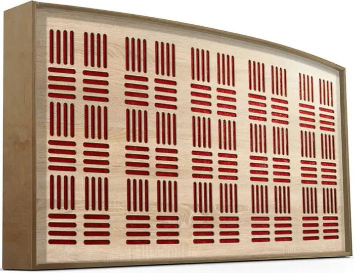 Mega Acoustic AcouStand Bean Sonoma Oak/Natural/Red Panneau de bois absorbant
