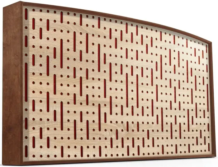 Mega Acoustic AcouStand Binary Bean Sonoma Oak/Alder/Red Panneau de bois absorbant