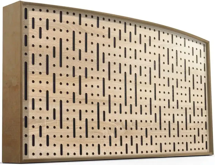 Mega Acoustic AcouStand Binary Bean Sonoma Oak/Natural/Black Panneau de bois absorbant