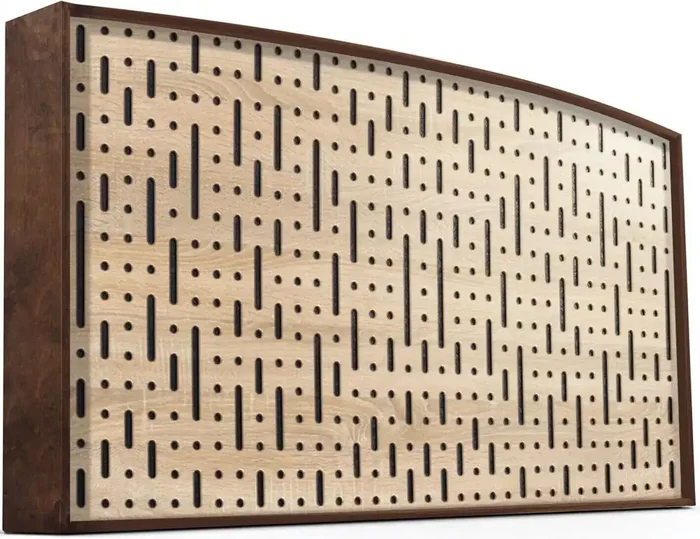 Mega Acoustic AcouStand Binary Bean Sonoma Oak/Walnut/Black Panneau de bois absorbant