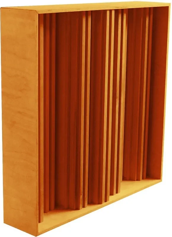 Mega Acoustic Acoustic Fractal Diffuser with Frame Alder Diffuseur Acoustiques