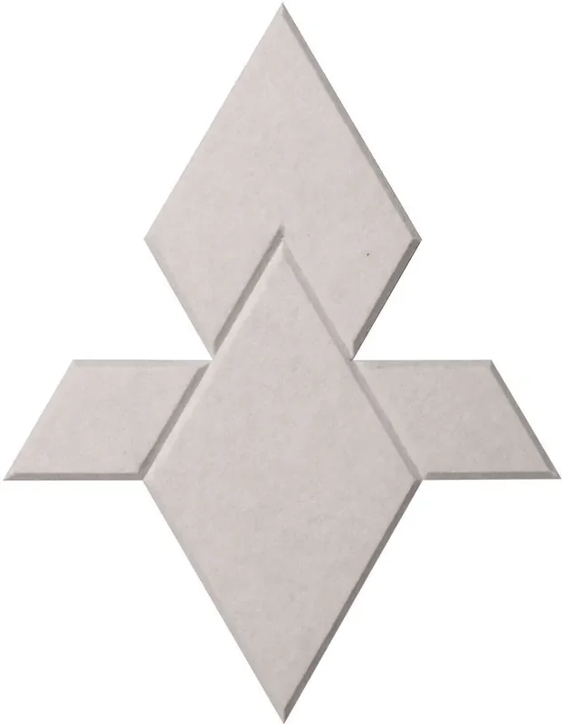 Mega Acoustic FACLON-PET 10 Pieces Beige Panneau de mousse absorbant