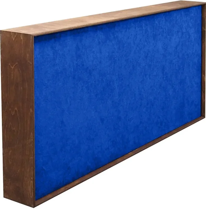 Mega Acoustic FiberExcellent120 Walnut/Blue Panneau de bois absorbant