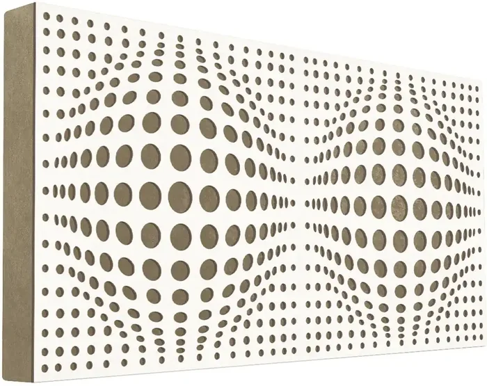 Mega Acoustic FiberPRO120 AcouSphere White/Beige Panneau de bois absorbant