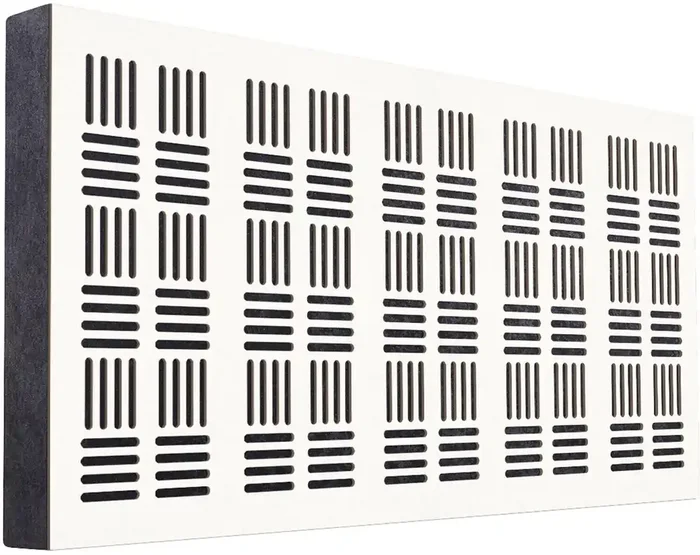 Mega Acoustic FiberPRO120 Bean White/Black Panneau de bois absorbant