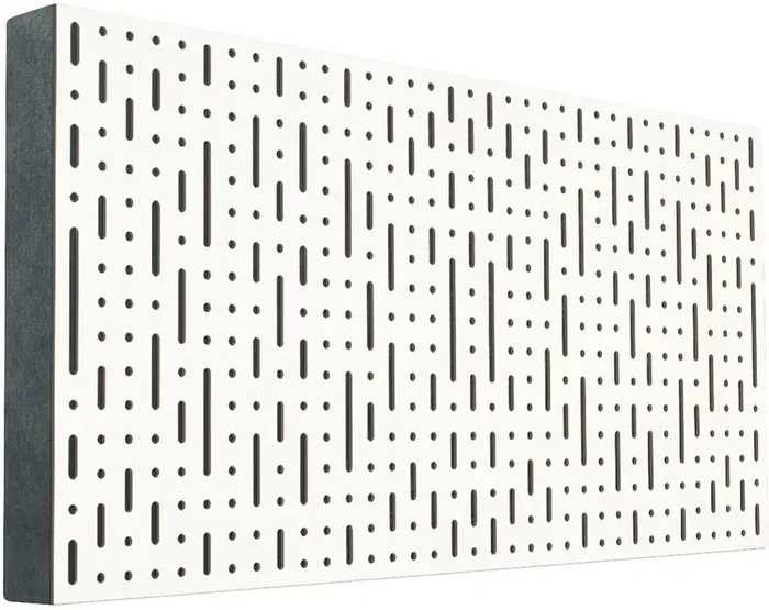 Mega Acoustic FiberPRO120 Binary Bean White/Gray Panneau de bois absorbant