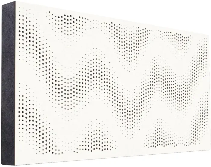 Mega Acoustic FiberPRO120 Sinus White/Black Panneau de bois absorbant