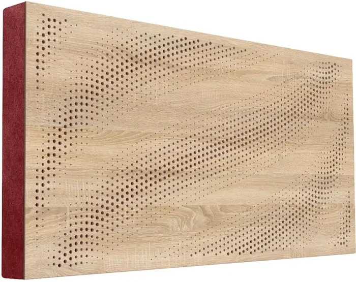 Mega Acoustic FiberPRO120 Tangens Sonoma Oak/Dark Red Panneau de bois absorbant