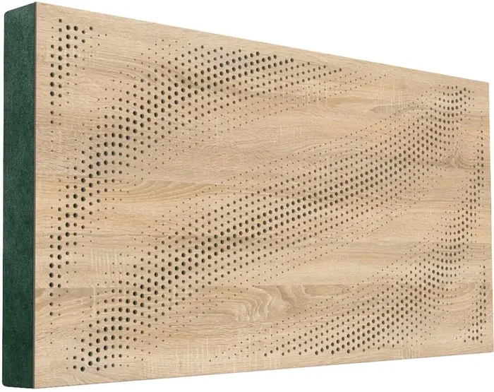 Mega Acoustic FiberPRO120 Tangens Sonoma Oak/Green Panneau de bois absorbant