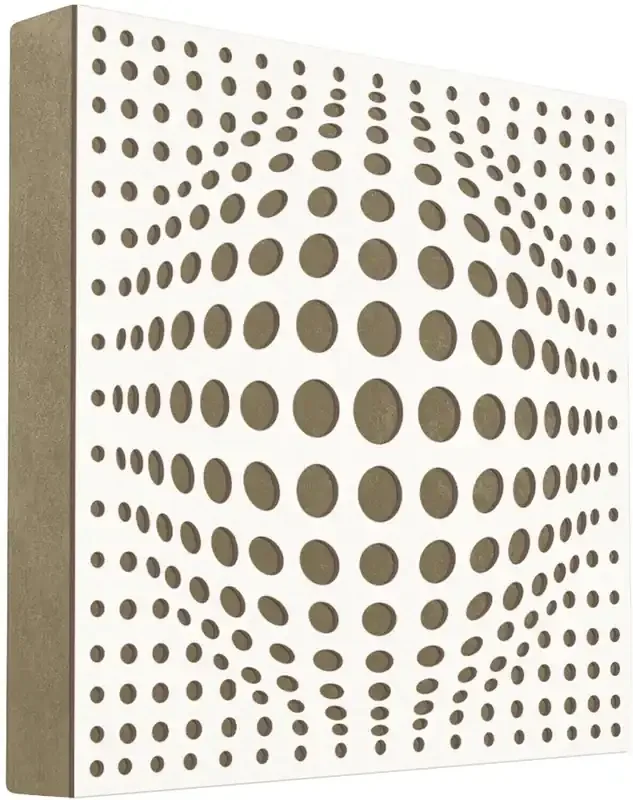 Mega Acoustic FiberPRO60 AcouSphere White/Beige Panneau de bois absorbant