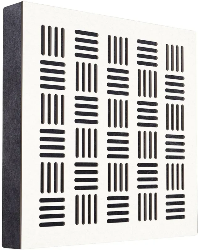 Mega Acoustic FiberPRO60 Bean White/Black Panneau de bois absorbant
