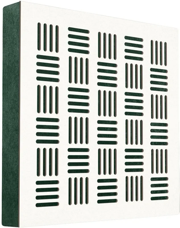 Mega Acoustic FiberPRO60 Bean White/Green Panneau de bois absorbant