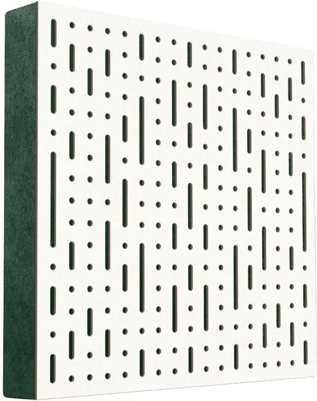 Mega Acoustic FiberPRO60 Binary Bean White/Green Panneau de bois absorbant