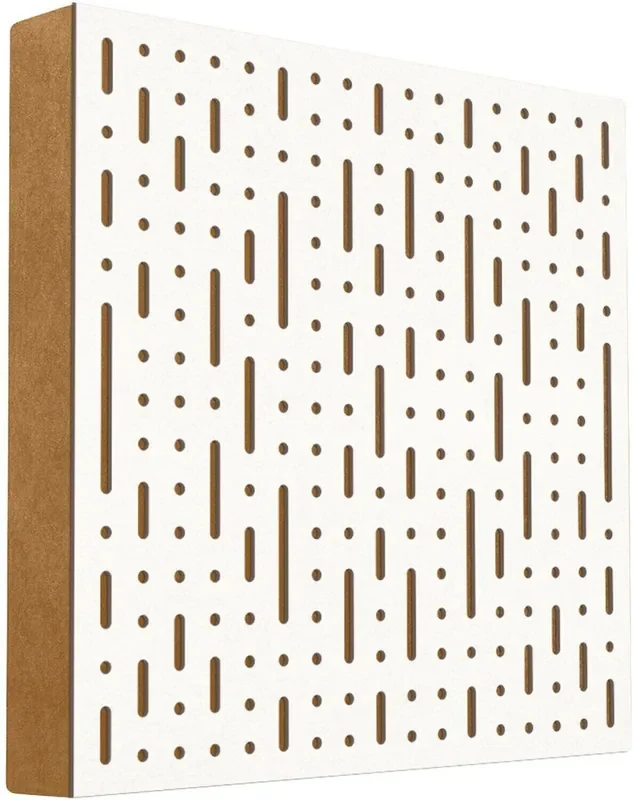 Mega Acoustic FiberPRO60 Binary Bean White/Light Brown Panneau de bois absorbant