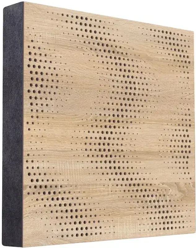 Mega Acoustic FiberPRO60 Sinus Sonoma Oak/Black Panneau de bois absorbant