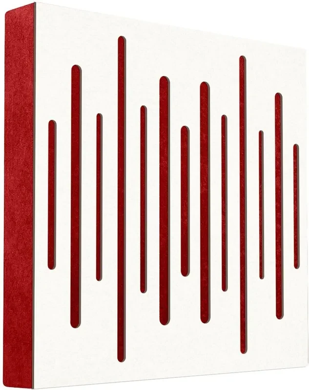 Mega Acoustic FiberPRO60 Spectrum White/Red Panneau de bois absorbant