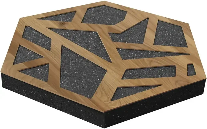 Mega Acoustic HoneyFoamPRO 2 cm Burnt Oak Panneau de mousse absorbant