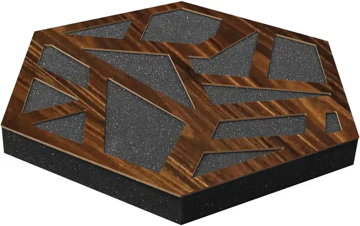 Mega Acoustic HoneyFoamPRO 3 cm Rosewood Panneau de mousse absorbant