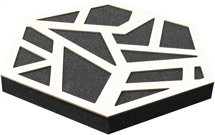 Mega Acoustic HoneyFoamPRO 3 cm White Panneau de mousse absorbant