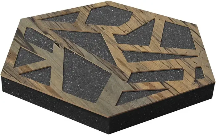 Mega Acoustic HoneyFoamPRO 5 cm Aged Oak Panneau de mousse absorbant