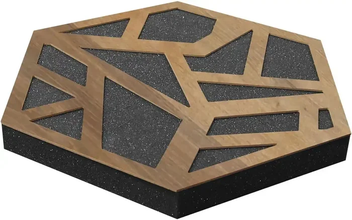 Mega Acoustic HoneyFoamPRO 5 cm Canadian Oak Panneau de mousse absorbant