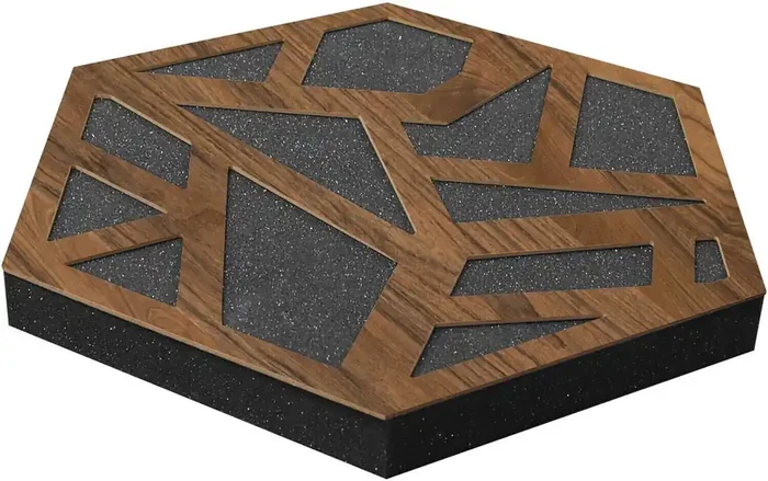 Mega Acoustic HoneyFoamPRO 5 cm Philadelphia Oak Panneau de mousse absorbant