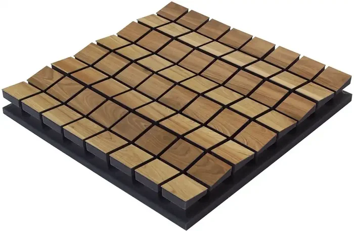 Mega Acoustic PA-PM8K-L-U 60×60 Burnt Oak Panneau de mousse absorbant
