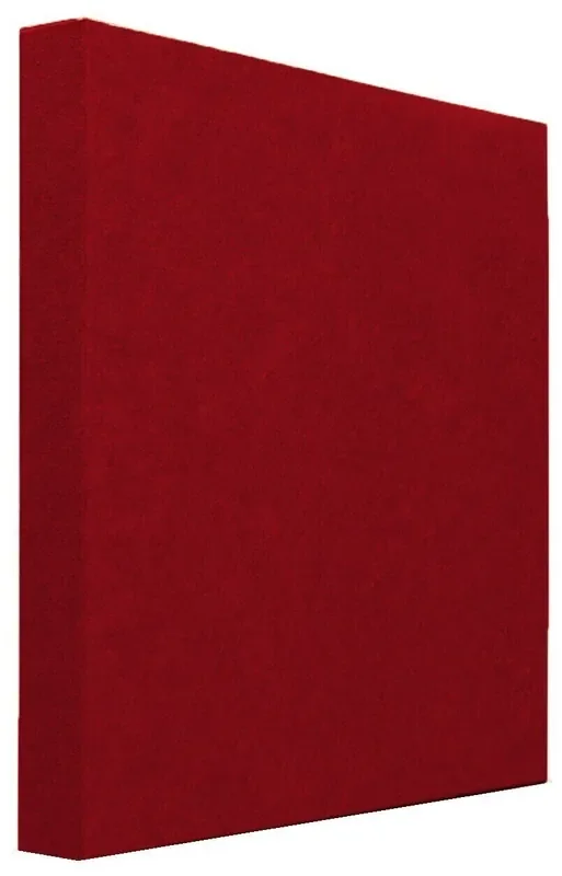 Mega Acoustic SqPET 3 cm Dark Red Panneau de mousse absorbant