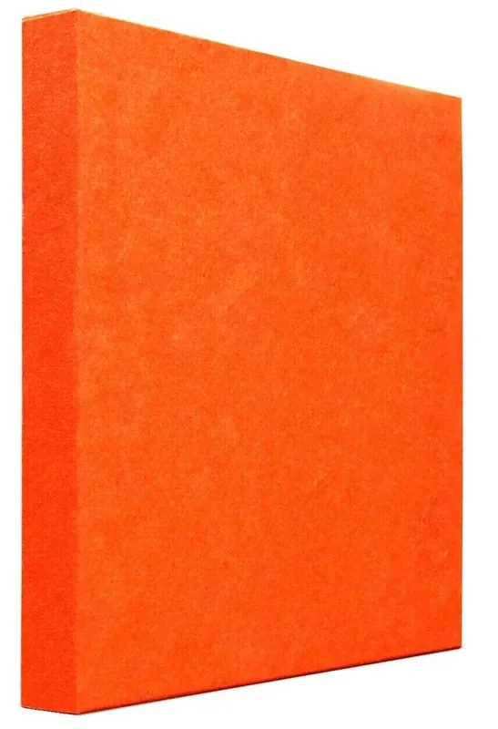 Mega Acoustic SqPET 3 cm Orange Panneau de mousse absorbant