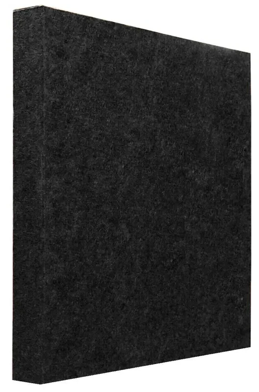 Mega Acoustic SqPET 5 cm Black Panneau de mousse absorbant